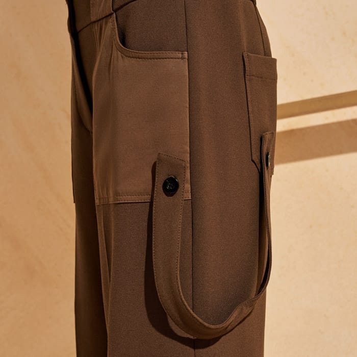 Features cargo style pockets for a added edge and practicality.